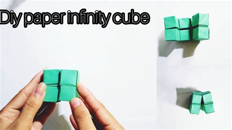 How To Make A Paper Infinity Cube Infinity Cube Fidget Toy Pp Crafts