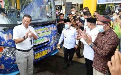 Paket Goceng Bus Trans Siginjai Siap Antar Wisatawan Dari Bandara Ke