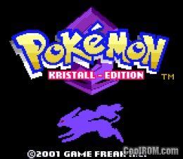 Pokemon Kristall Edition Germany ROM Gameboy Color GBC CoolROM