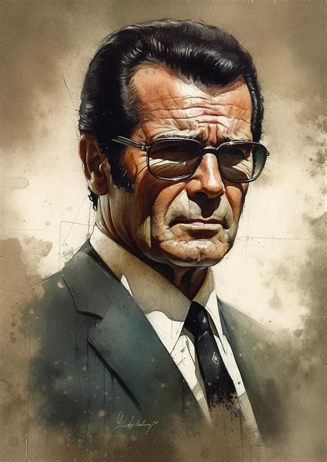 James Garner Digital Art By Thuy Dinh Thi Pixels