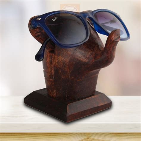 Wooden Sunglasses Spectacle Holder Wooden Eyeglass Stand Etsy