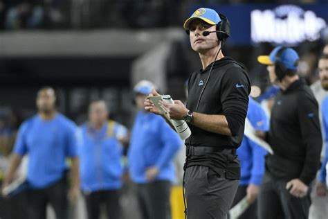 Chargers Fire Coach Brandon Staley General Manager Tom Telesco In