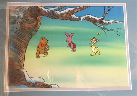 WINNIE the Pooh Disney Production Animation Cel & Background | Etsy | Animation cel, Animation, Cel