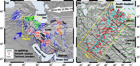 A Map Of The Arabia Eurasia Collision Zone And The Main Tectonic