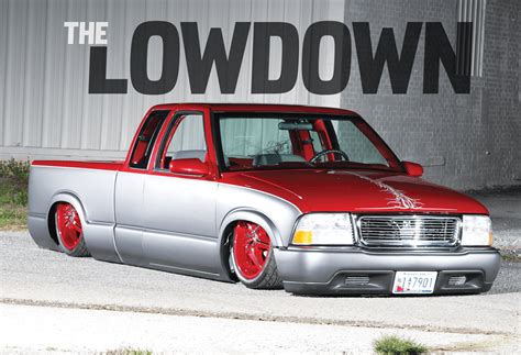 Bagged And Body Dropped 97 Chevy S 10 The Low Down Street Trucks