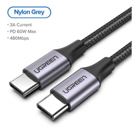 Cable Usb Tipo C Tipo C Ugreen Metro Carga Rapida Nylon En M Xico