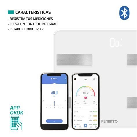 Balanza Digital Ba O Bluetooth Personal Corporal Personas Kg Grasa