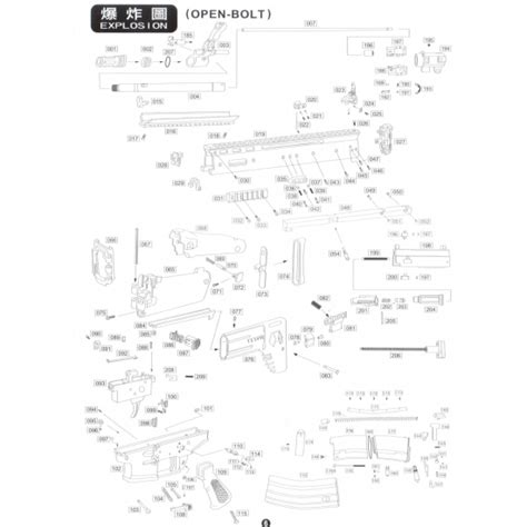 We Scar L Upper Receiver Gbbr Scar Repair Parts Set Scar Series