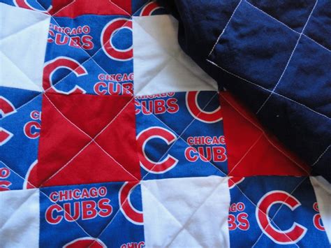 Chicago Cubs Full Size Quilt Etsy