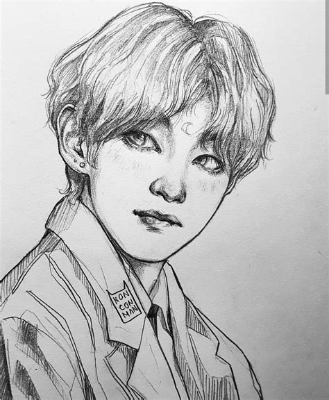 Bts Pencil Art