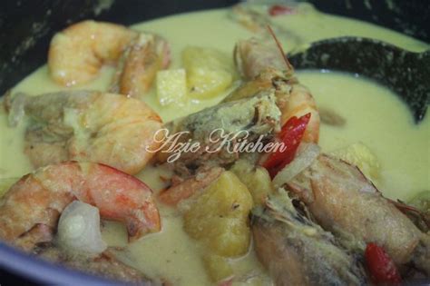 Masak Lemak Udang Dengan Nenas Azie Kitchen