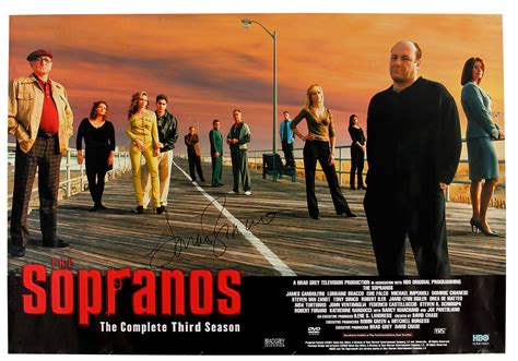 James Gandolfini Signed "The Sopranos: The Complete Third Season ...