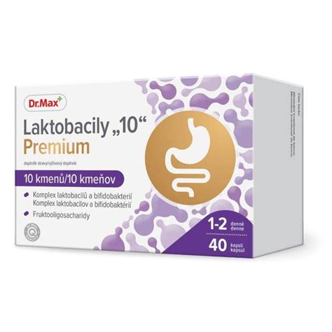 Probiotika Laktobacily Premium Dr Max Levn Kupi Cz