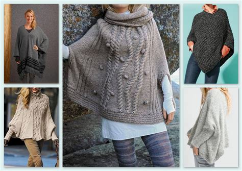 Poncho Femme Tricot Facile Altoservices