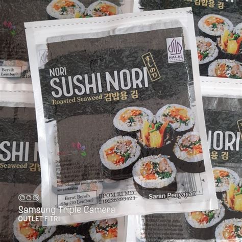 Jual Halal Jsf Sushi Nori Seaweed Roasted Rumput Laut Panggang