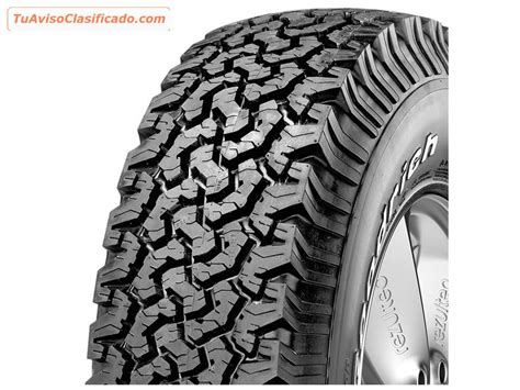 CAUCHOS BF GOODRICH ALL TERRAIN 265 70 R16 NUEVOS AMERICANOS FABRI