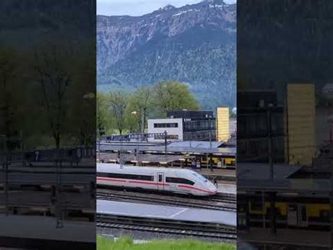 German ICE In Interlaken Switzerland High Speed From Interlaken To