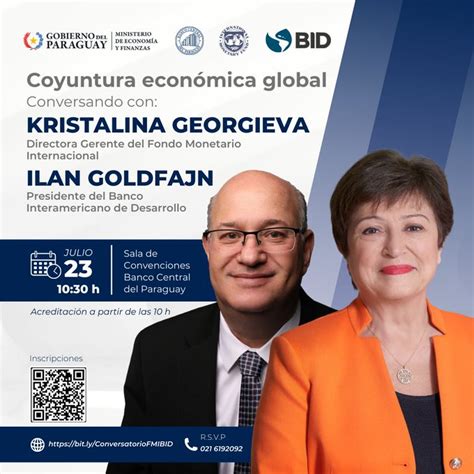 Kristalina Georgieva del FMI e Ilan Goldfajn del BID participarán en