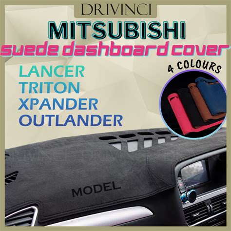 Mitsubishi Lancer Xpander Triton Outlander Suede Leather Dashboard