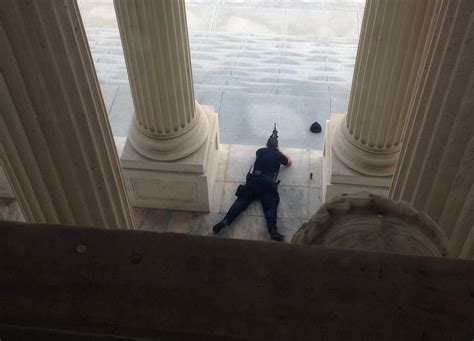 ‘shelter In Place Inside The Capitol During The Lockdown The