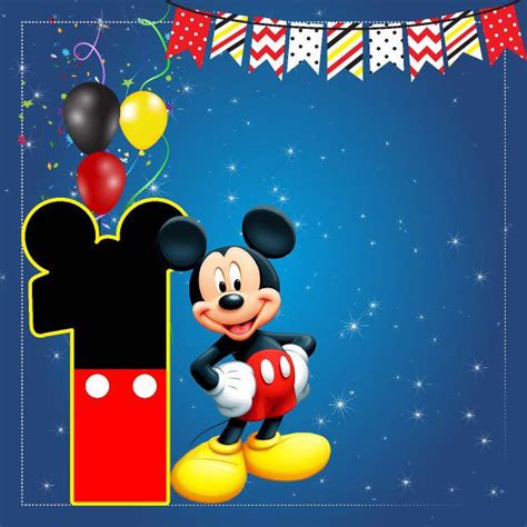 Mickey Mouse Banner Hobbies Toys Stationery Craft Occasions