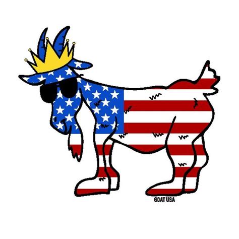 GOAT USA US flag logo | Flag logo, Goats, Flag