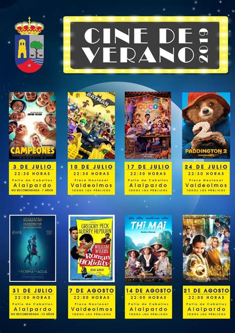 Cine De Verano Aqui Tienes Las Cartelera Con Las Pel Culas Que Se