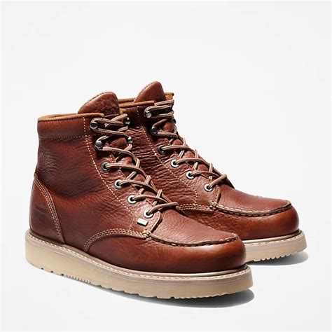 Mens Timberland Pro® Barstow Wedge Moc Soft Toe Work Boots