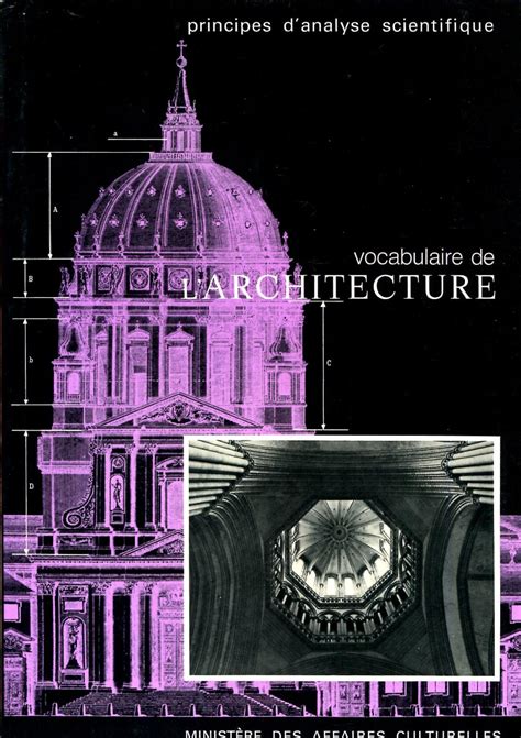 Vocabulaire De L Architecture Principes D Analyse Scientifique Tomes 1