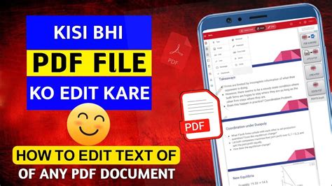 Pdf Ko Edit Kaise Kare Mobile Se Free Me How To Edit Your Pdf File