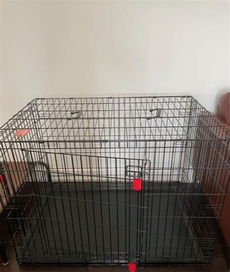 Ultra-Strong Double Door Wire Dog Crate with Divider Panel ...