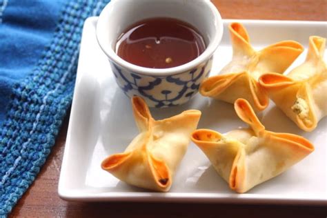 Baked Crab Rangoon With Pineapple Dipping Sauce Inquiring Chef