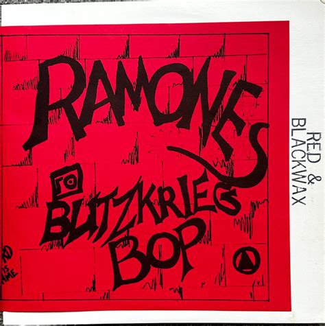 Ramones Blitzkrieg Bop Fan Club Release Red Black Fan Club