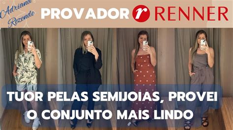 PROVADOR RENNER TOUR PELAS SEMIJOIAS PROVEI O CONJUNTO MAIS LINDO DA