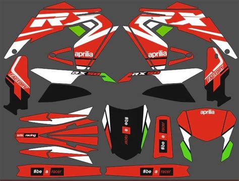 Kit déco APRILIA 50 RX SX 2018 2022 Origine Kitdeco moto fr