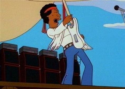 Bandas Y Estrellas Rock En Los Simpson Chachi Guitar