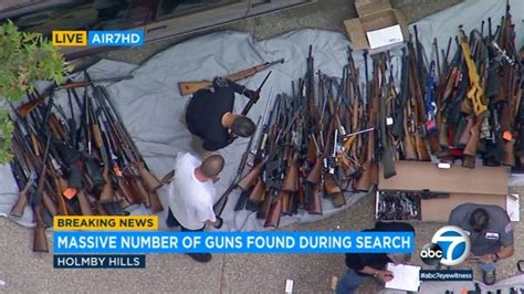 Atf Los Angeles Police Seize More Than 1 000 Guns In Raid At Home In