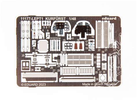 EDUARD Maquette Avion 11177 Kurfurst Messerschmitt Bf 109K 4 Edition