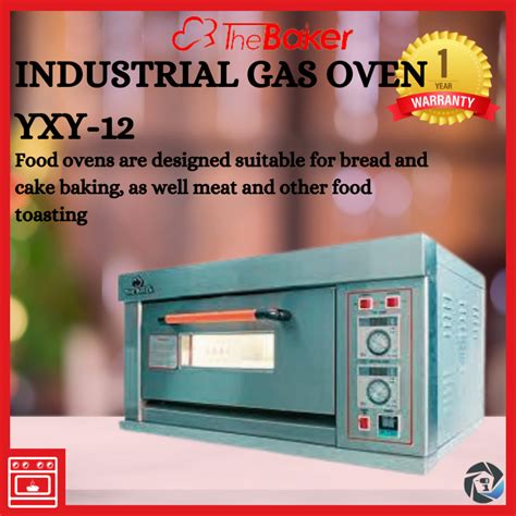 The Baker Industrial Gas Oven Yxy Year Warranty Shopee Malaysia