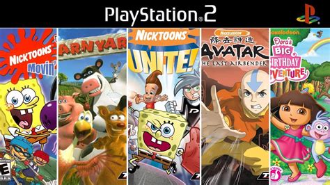 Nickelodeon Cartoon Games For Ps2 Youtube