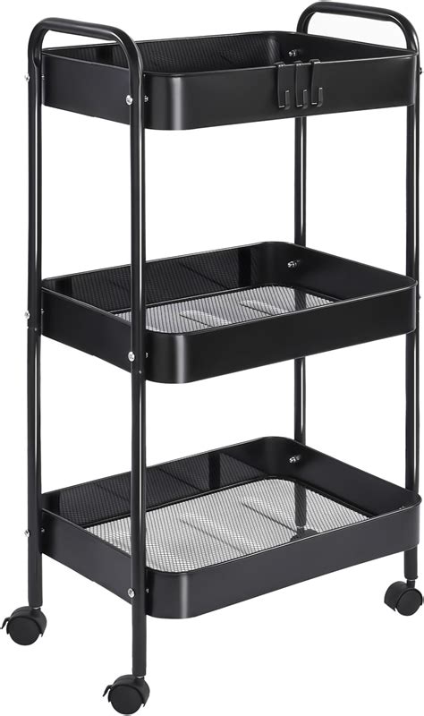 Amazon Vtopmart Tier Metal Rolling Cart Utility Rolling Carts