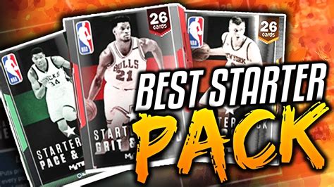 Best Starter Pack To Pick In Nba 2k18 Myteam Opening All 5 Starter