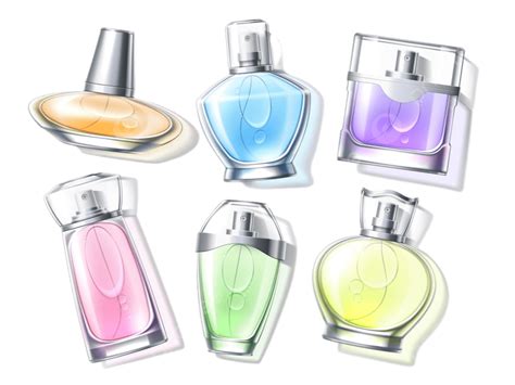 Fruit Top View Vector Png Images Realistic Perfume Top View Vials