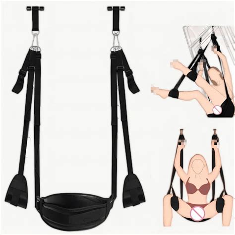 Adjustable Sex Swing Soft Material Straps Fetish Bandage Game Chairs