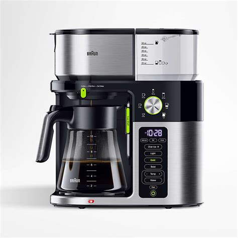 Braun Stainless Steel MultiServe Coffee Maker + Reviews | Crate & Barrel