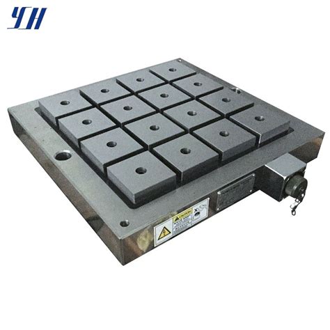 Electro Magnetic Workholding Plate For Cnc Machining Electro Magnetic