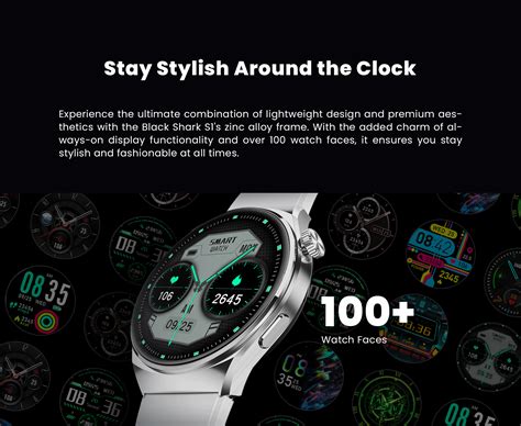 Black Shark Smartwatch S Amoled Display Stuning Display Sport