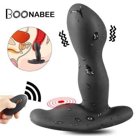 Masseur De Prostate Pour Hommes Jouets Anal Vibrateur En Silicone