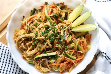 Vegetable Ramen Pad Thai