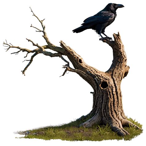 Download Dead Tree With Raven Png 05252024